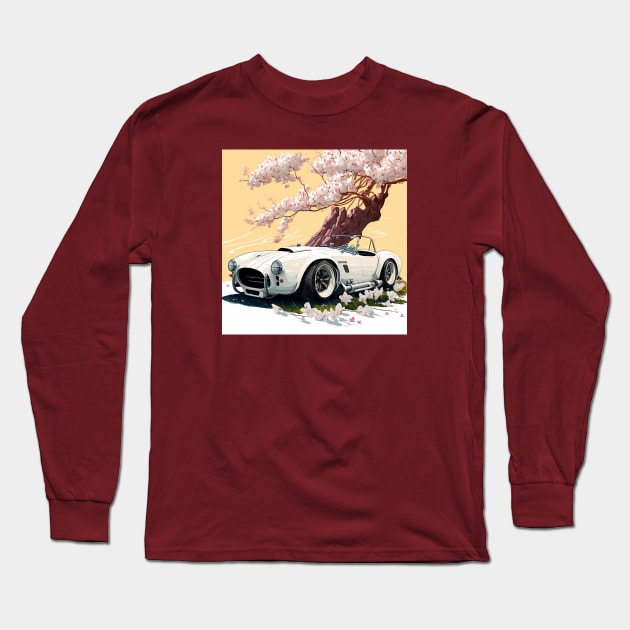 Cobra Cherry Blossom Long Sleeve T-Shirt by Kid Relic